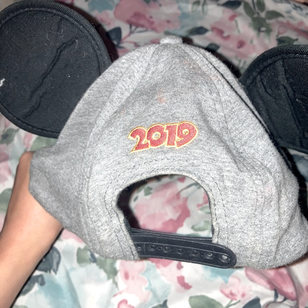 Grey hat Mickey ears 2019 90th year edition